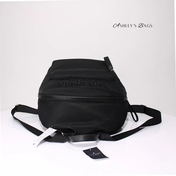 Kate Spade Ella Large Puffy Backpack In Black - Picture 6 of 11